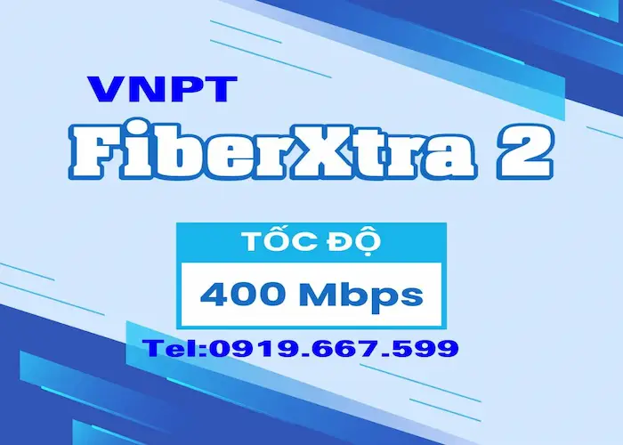 G&oacute;i cước Fiber Xtra 2 của VNPT
