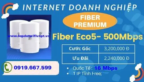 Gói cước Fiber Eco 5 của VNPT