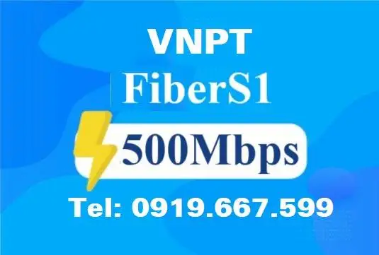 Lắp đặt gói Fiber S1 của VNPT