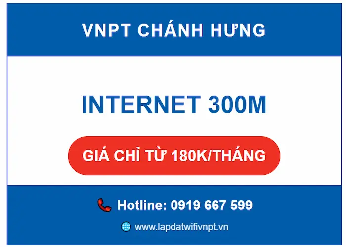 lắp mạng vnpt tại ch&aacute;nh hưng