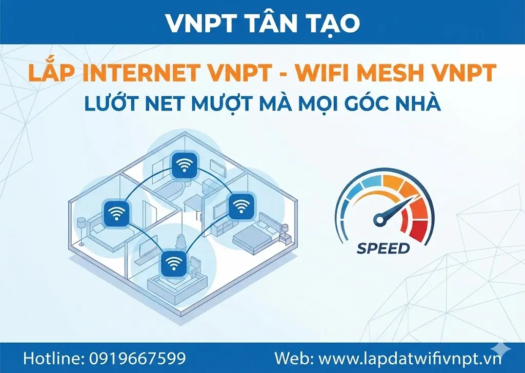 lắp đặt wifi vnpt tân tạo