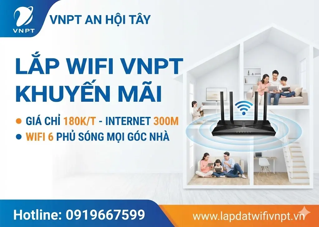 lắp internet vnpt An Hội T&acirc;y G&ograve; Vấp