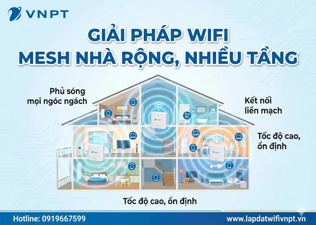 giải pháp xử lý sóng yếu cho nhà nhiều tầng