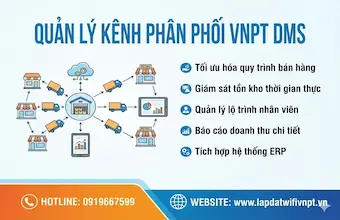 Phần Mềm Quản Lý Kênh Phân Phối VNPT DMS | Giám Sát Sales – Tồn Kho – Đơn Hàng