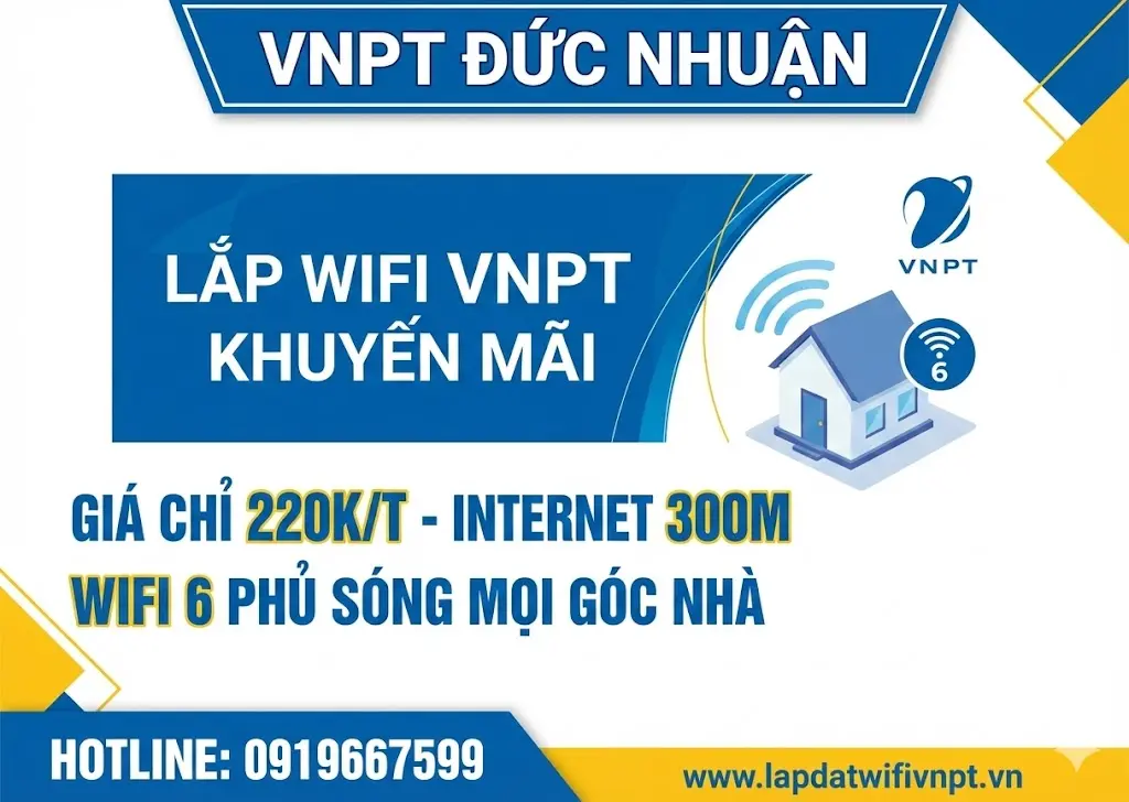 lắp internet vnpt khu vực Đức Nhuận Ph&uacute; Nhuận