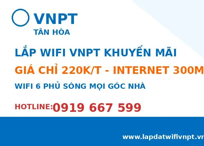 lắp đặt internet vnpt tân hòa