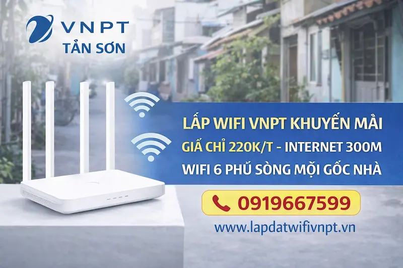 lắp đặt wifi vnpt tại tân sơn