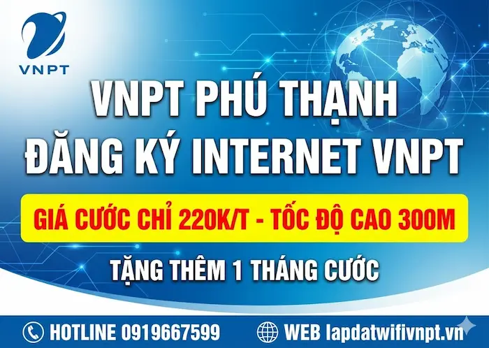 đăng ký internet vnpt phú thạnh cho gia đình