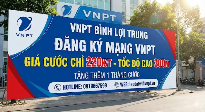 lắp đặt mạng vnpt ở bình lợi trung