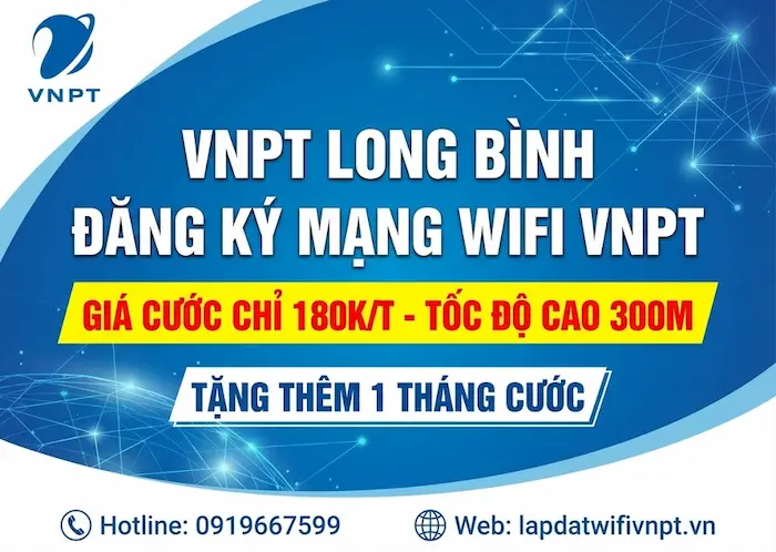 lắp mạng wifi vnpt long bình