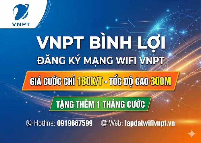 Đăng Ký Internet VNPT Bình Lợi Nhanh Trong Ngày