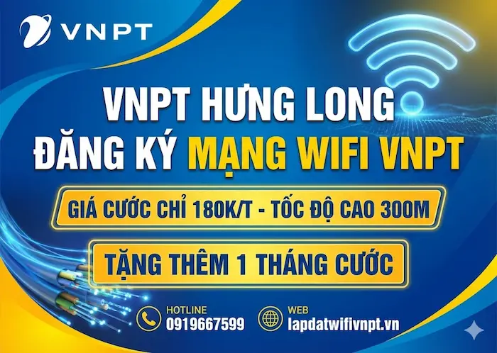 gi&aacute; cước vnpt hưng long rẻ chỉ 180.000đ