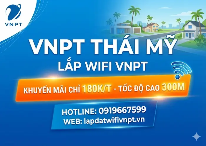 chọn lắp gói 180k cho nhà vườn ở Thái Mỹ, Củ chi