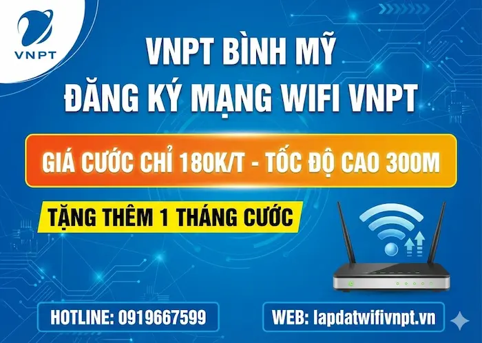 Lắp đặt nhanh tại xã Bình Mỹ, tư vấn miễn phí 24/7.