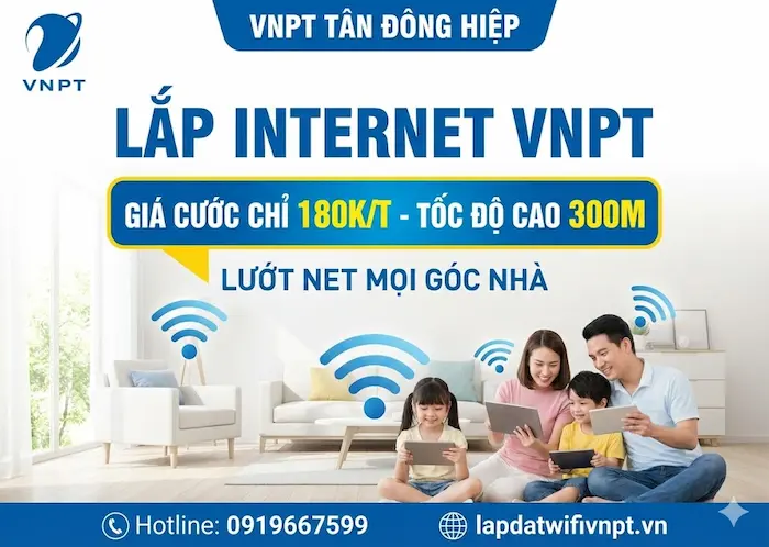 bảng giá cước rẻ nhất ở vnpt tân đông hiệp