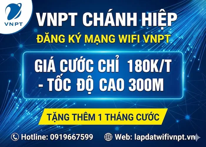 Điểm đăng ký internet VNPT tại Chánh Hiệp
