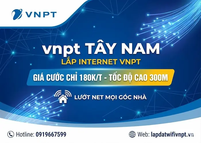 Điểm đăng k&yacute; internet VNPT tại T&acirc;y Nam