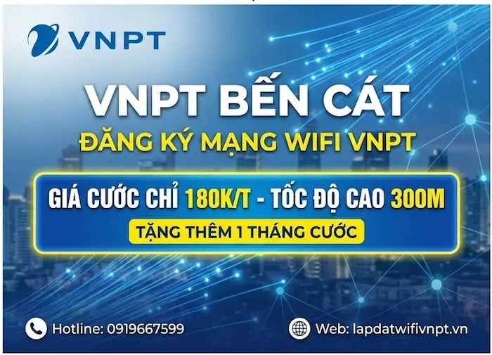 Điểm đăng k&yacute; internet VNPT tại Bến C&aacute;t