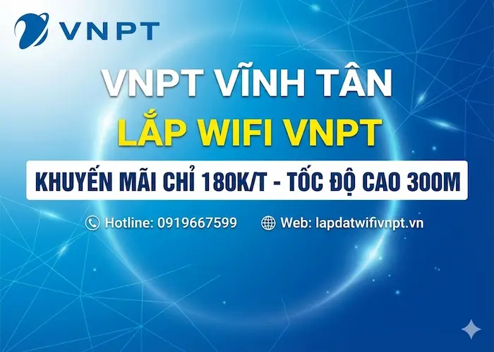 Gói cước internet VNPT Vĩnh Tân cho hộ gia đình