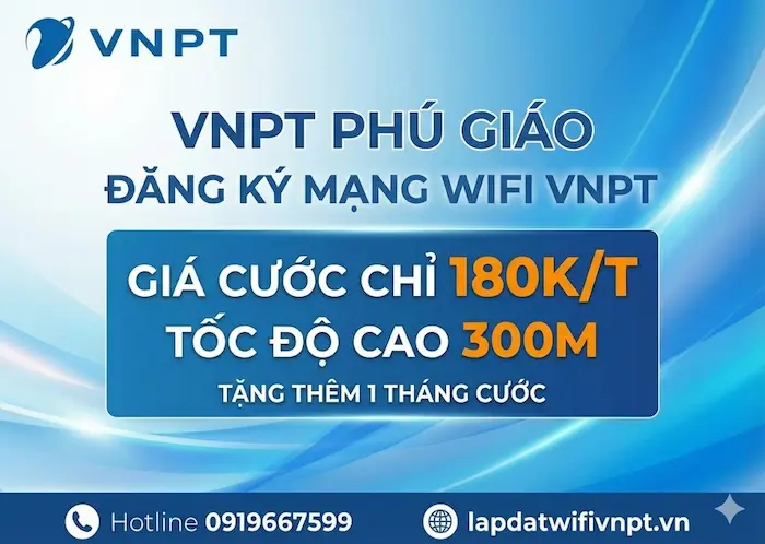lắp mạng vnpt phú giáo