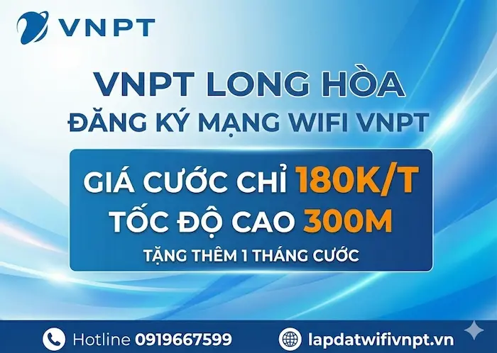 lắp mạng vnpt long hòa