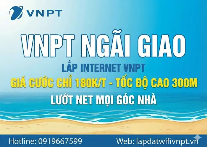 VNPT Ng&atilde;i Giao khuyến m&atilde;i lắp internet wifi gi&aacute; cước chỉ 180k tốc độ cao