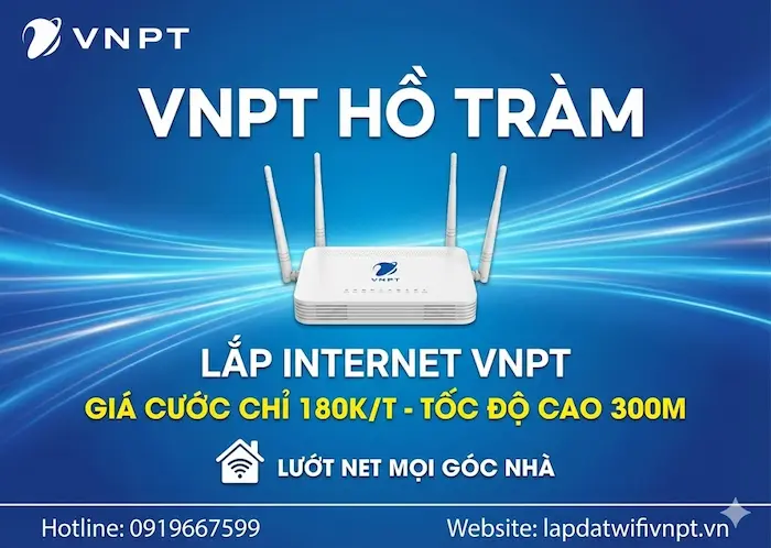 lắp internet vnpt hồ tràm