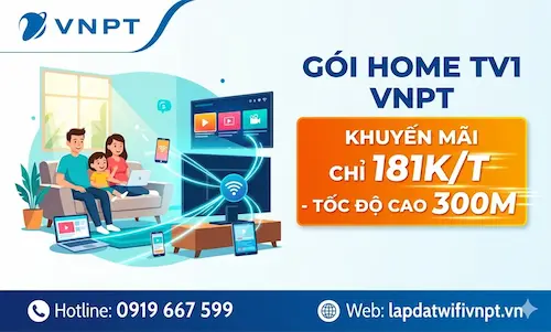 Gói Cước Home TV1 VNPT
