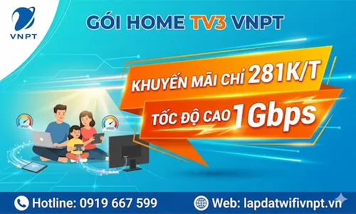 Gói Cước Home TV3 VNPT