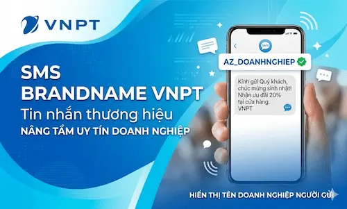 SMS Brandname VNPT | Tin nhắn thương hiệu hiển thị tên doanh nghiệp