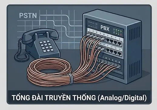 VNPT TP. Hồ Chí Minh pbx truyền thống