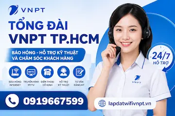 tổng đ&agrave;i b&aacute;o hỏng của vnpt tphcm